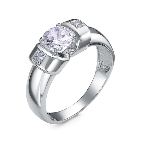 Кольцо из серебра 925 пробы с Фианит