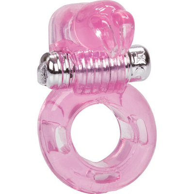 Стимулирующее эрекционное кольцо Bunny Enhancer (Цвет: розовый)