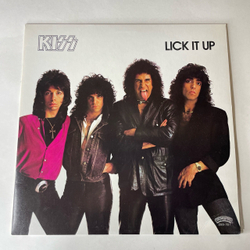 Винтажная виниловая пластинка LP Kiss Lick It Up (Япония 1983) (Без Оби)