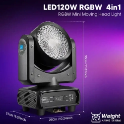 Вращающаяся голова Led Wash 120W RGBW, Big Dipper