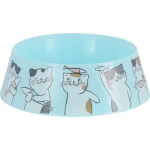 Миска для кошек Мур-мяу 0,3л (голубой) (комплект 30 шт)