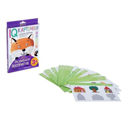 Развивающие карточки "Развиваем восприятие" 3+
