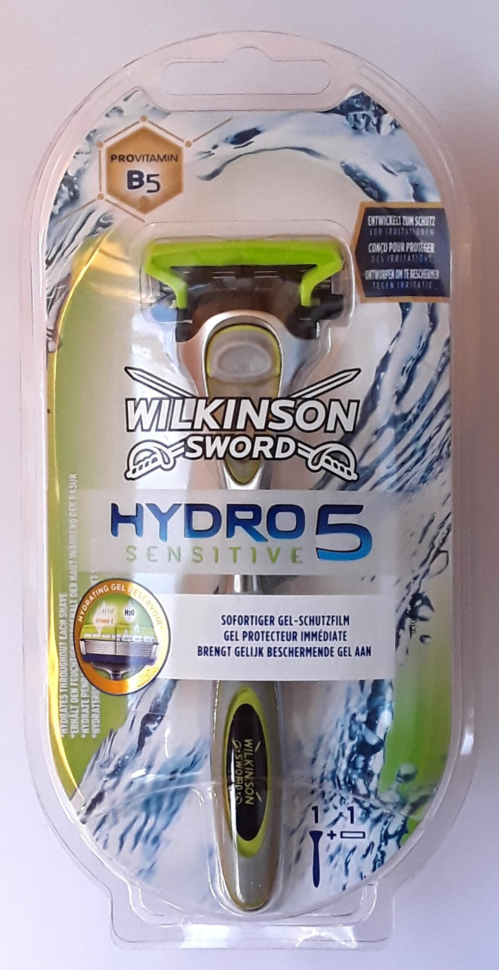 Wilkinson Sword станок Hydro-5 Sensitive +1 кассета