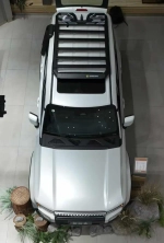 Платформа на крышу с лестницей багажник на Toyota Land Cruiser Prado 250 LC250 крузак прадо