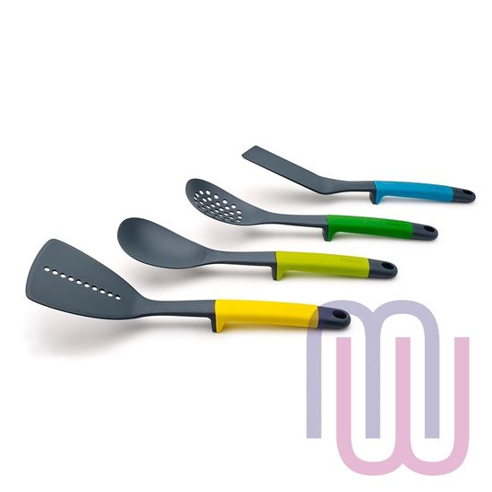 Набор из 4 кухонных инструментов Joseph Joseph Elevate без подставки разноцветный