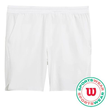 Мужские теннисные шорты Wilson Tournament V2 7" Unlined - белый