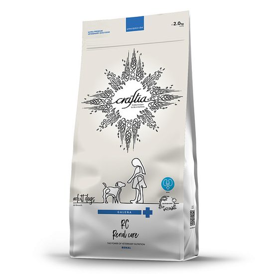 Craftia Galena Dog Renal Care Ветеринарная диета для собак при почечной недостаточности, 2кг
