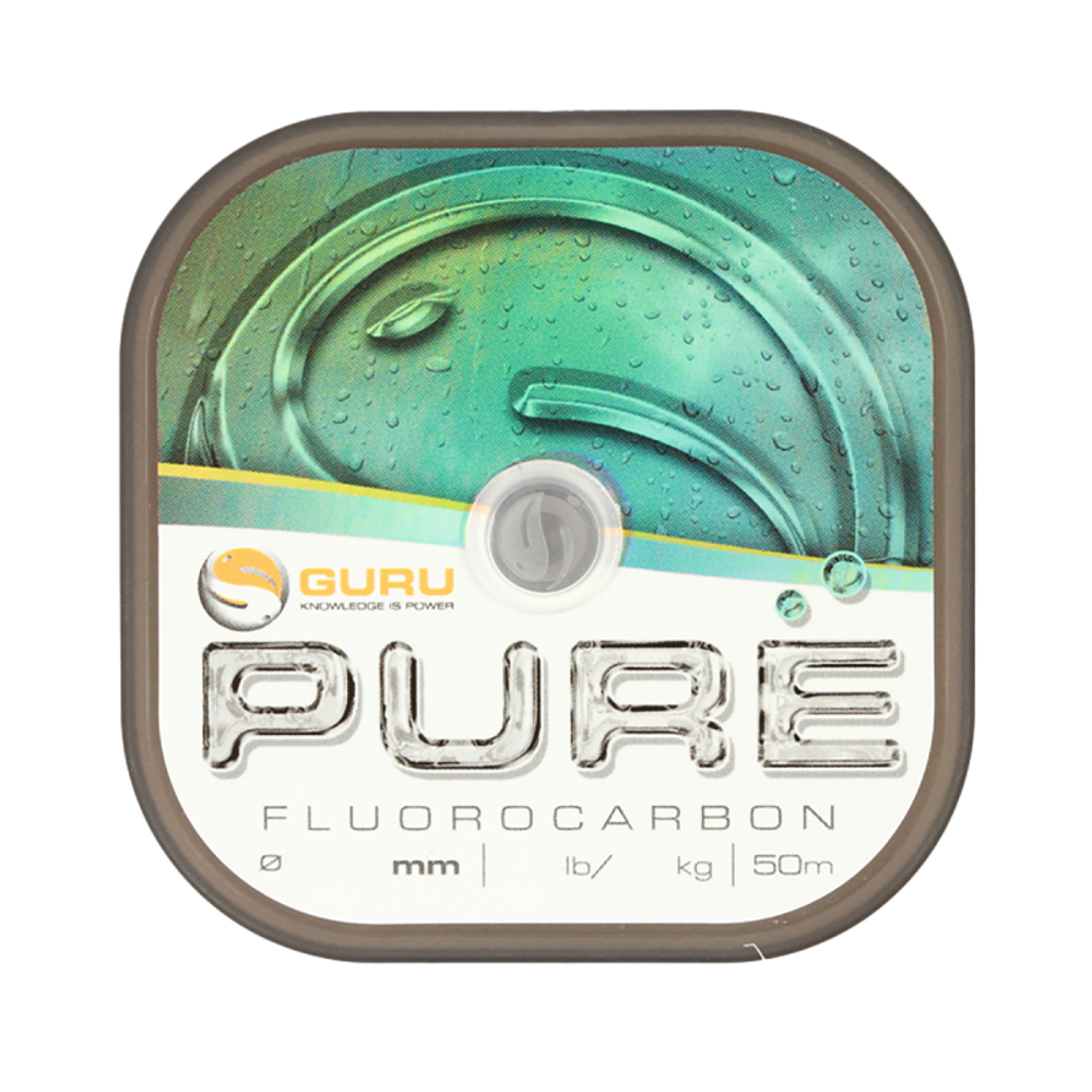 GURU Леска флюорокарбон Pure 0.08мм 50м (Уценка)