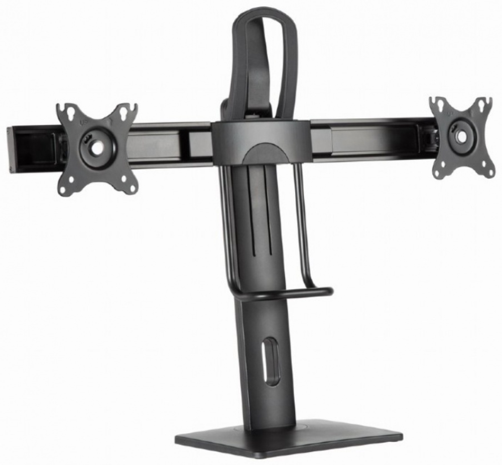 КРЕПЛЕНИЕ ДЛЯ МОНИТОРА GEMBIRD MS-D2-01 ЧЕРНЫЙ