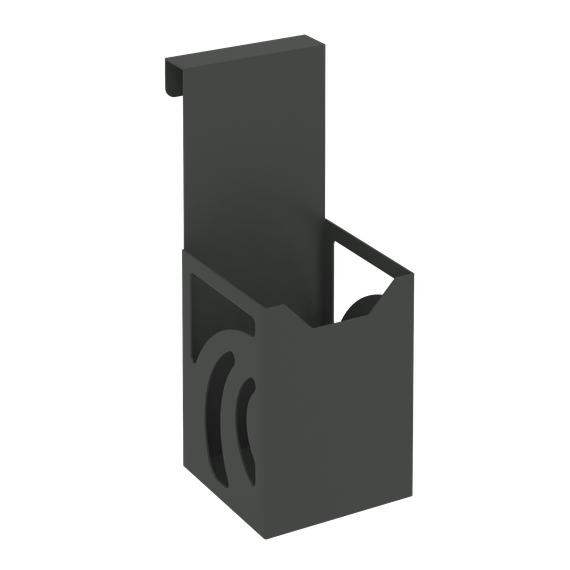 Навесной стакан для ручек и карандашей MAN-01.T-30 Металл Антрацит 80*110*200