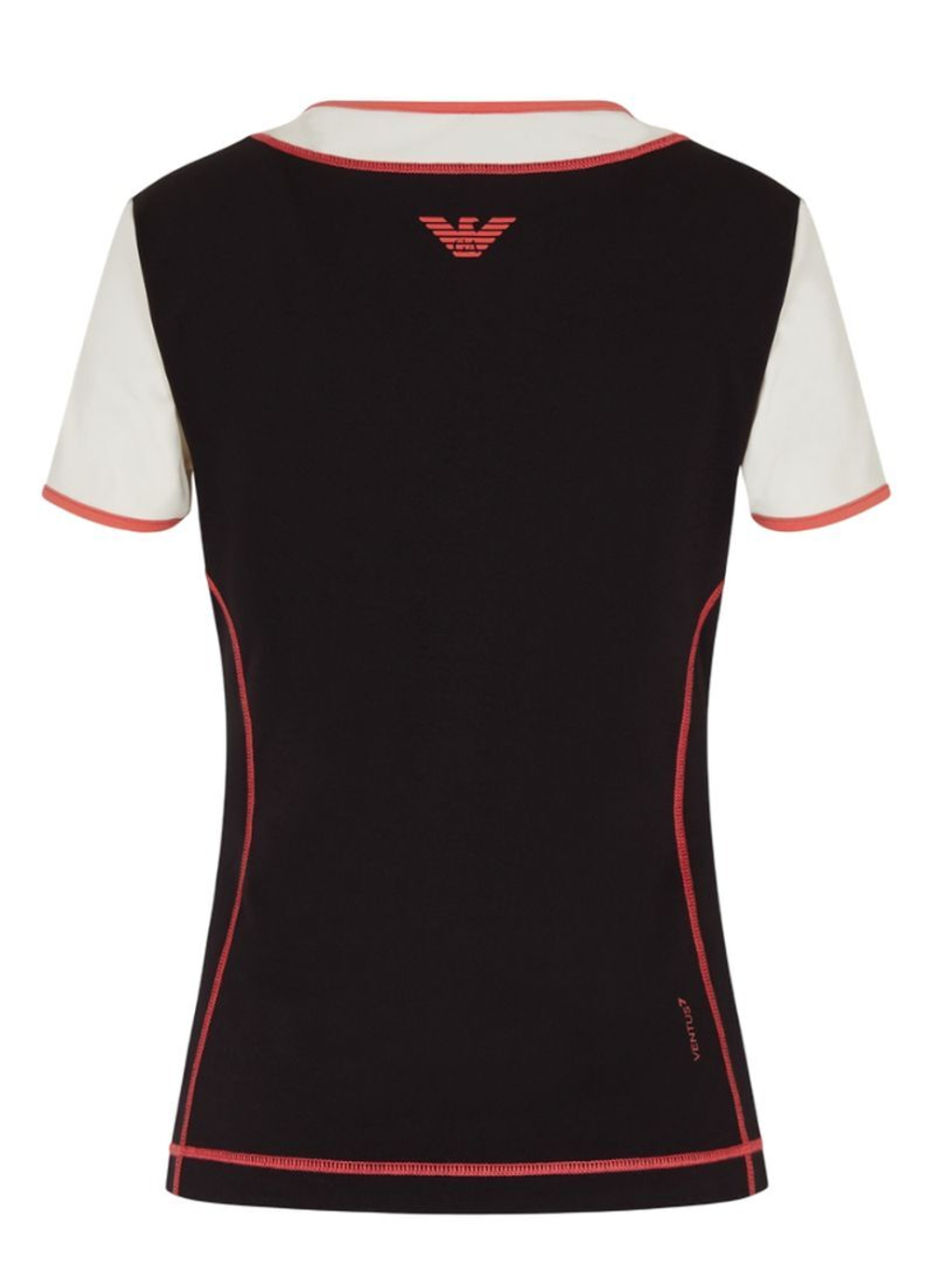 Женская теннисная футболка EA7 Tennis Pro Freestyle - black/vapor blue