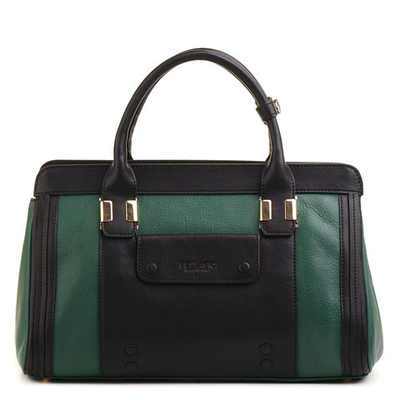 900/10 BG кожа зел. /чер. (сумка жен.)