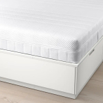 Каркас кровати с ящиком и матрасом - IKEA NORDLI, 200х160 см, матрас жесткий, белый, НОРДЛИ ИКЕА