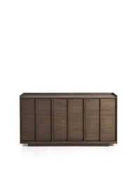 Комод Onix с отделкой из орехового шпона темного цвета, 150 x 80 см