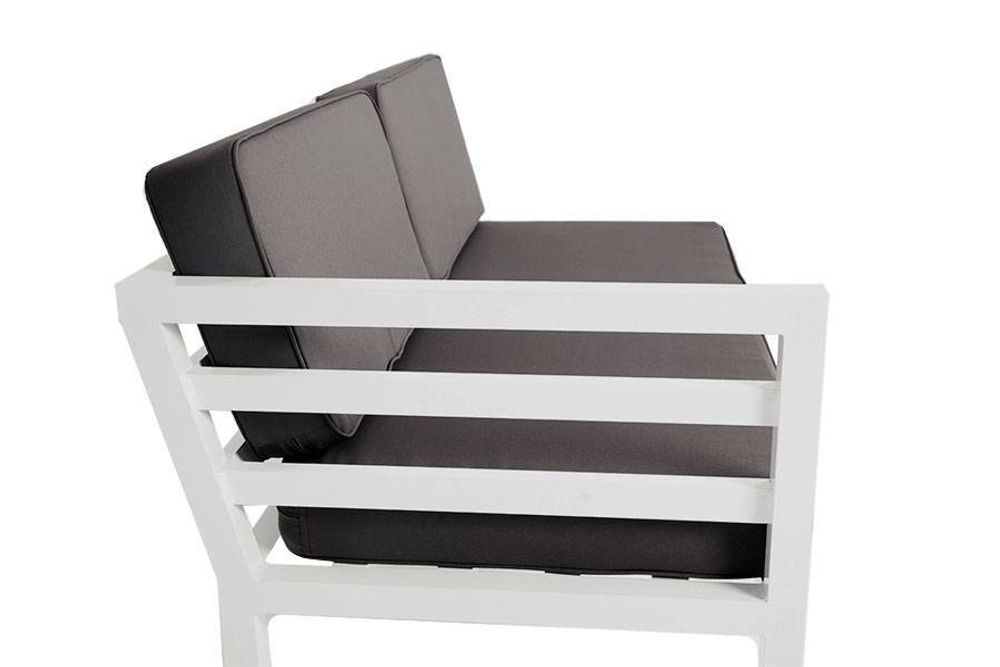 "Глория" модуль диванный правый, каркас из алюминия