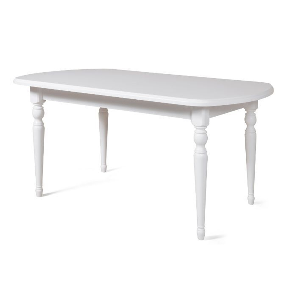 Обеденный стол Аполлон (белый) 95х75,5x152(192) см