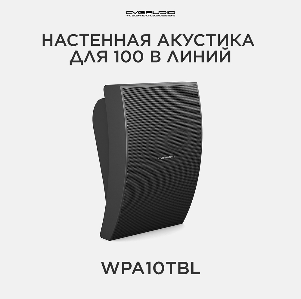 CVGAUDIO WPA10TBL Настенная Public Address акустическая система 100V