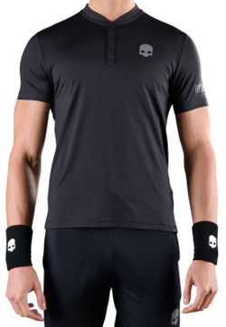 Теннисное поло Hydrogen Tech Serafino Man - Black