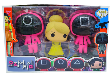 Набор фигурок " Игра в кальмара "3в1