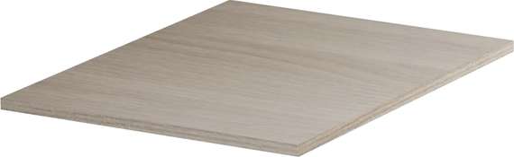 Крышка тумбы приставной Стандарт Про ясень шимо светлый