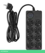 Сетевой фильтр Ippon BK-8-EU-3-10-B черный