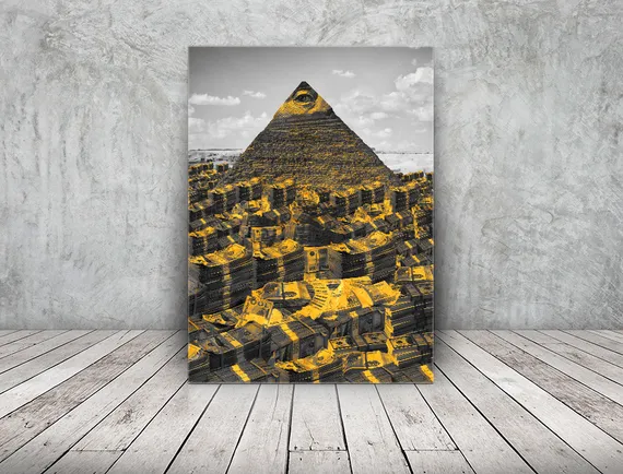 Постер "Денежная пирамида"