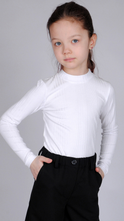 Водолазка школьная для девочки 7-10 лет Милашка Сьюзи