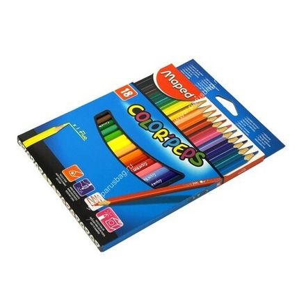 Карандаши цветные трёхгранные 18цв. Maped Color Peps