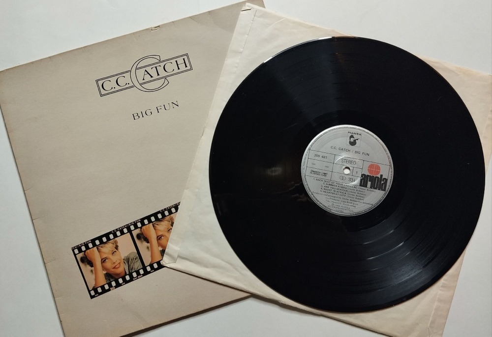 Винтажная виниловая пластинка LP C.C. Catch Big Fun (Spain 1988)
