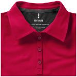 Markham женская эластичная футболка-поло с коротким рукавом