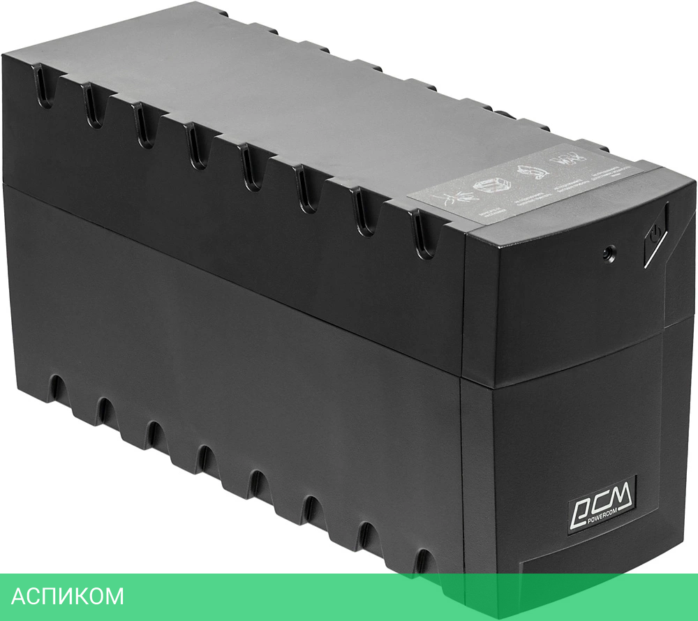Источник бесперебойного питания Powercom Raptor RPT-600AP SE2M черный