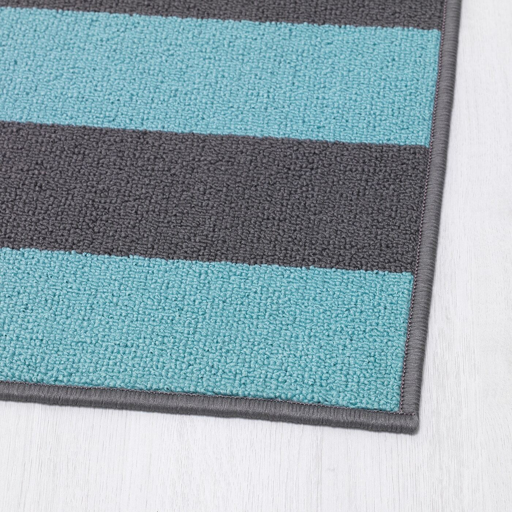 Придверный коврик IKEA HALSTED (ХОЛСТЕД), Серый / Синий, 44x66 см