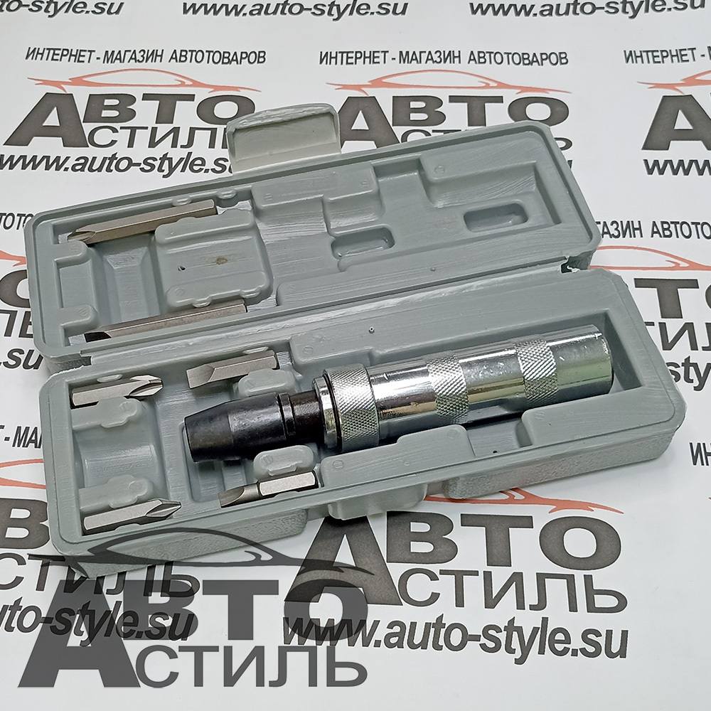 Отвертка ударная 6 бит (в кейсе ) МАЯКАВТО™ 5064