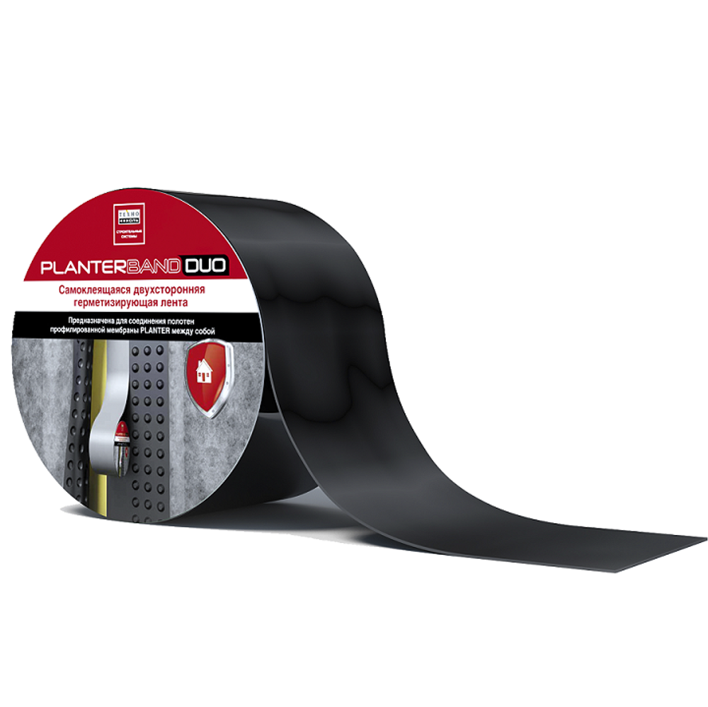 Лента герметизирующая Технониколь Planterband Duo двухсторонняя самоклеящаяся 10000х50 мм