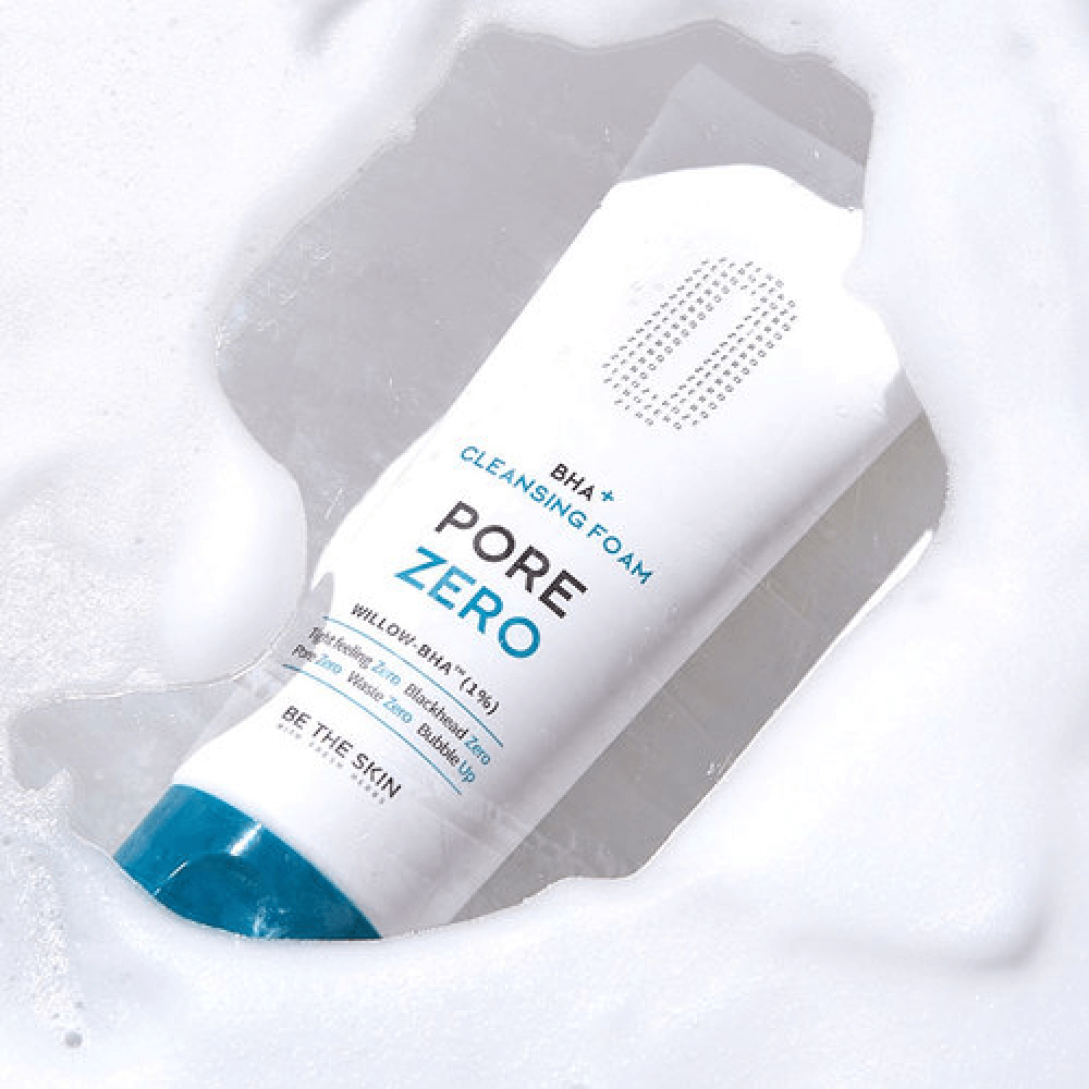 Be The Skin BHA+ Pore Zero Cleansing Foam кремовая пенка для контроля жирности кожи и борьбы с чёрными точками