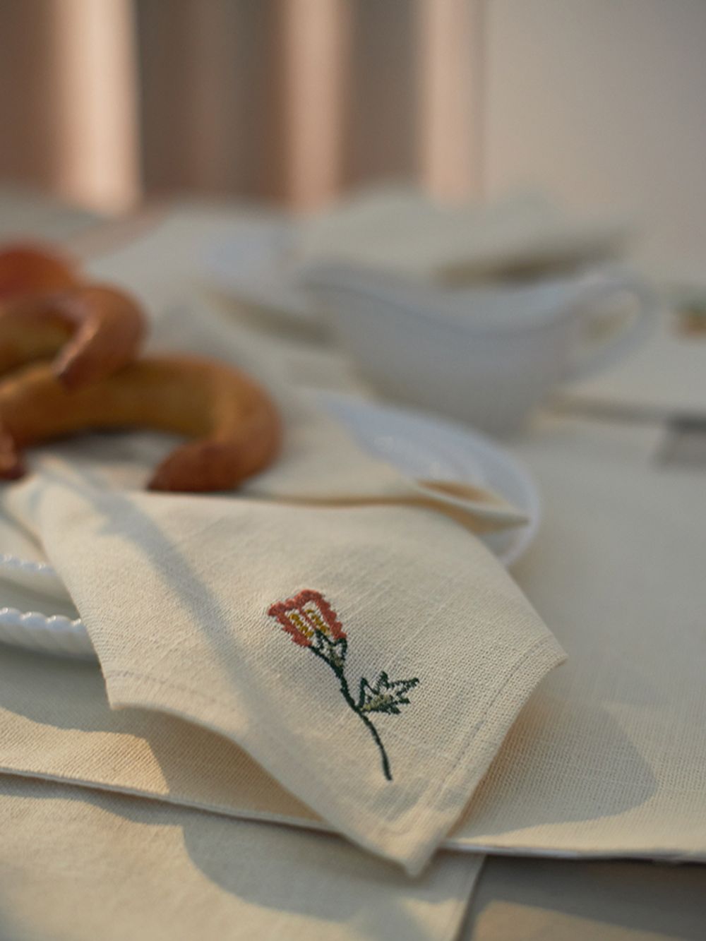 Салфетка сервировочная Spring flower из коллекции Ethnic, 45х45 см