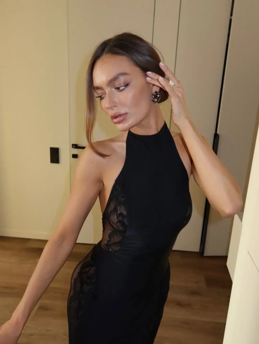 Платье Портленд, Черный