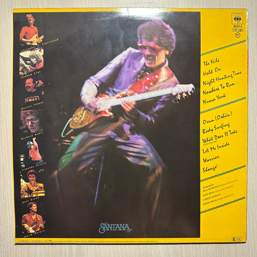 Santana - Shango (Голландия 1982г.)