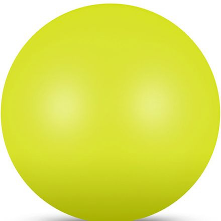 Мяч для художественной гимнастики INDIGO, IN367-LI, диам. 17 см, ПВХ, лимонный металлик