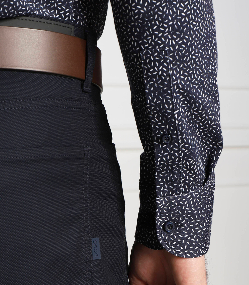 рубашка BOSS BLACK - темно-синий(50484312)