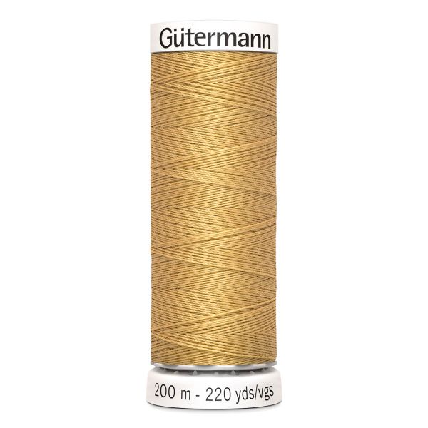 Нитки универсальные Gutermann Sew-all 100 (200 метров), 5 кат. | 893 бежево-желтый