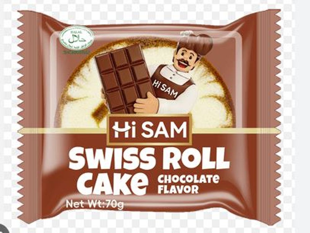 Hi Sam Рулет со вкусом шоколада 70г
