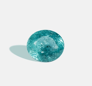 Турмалин Параиба, Овал, 1 шт. / 7,66 карат, Мозамбик