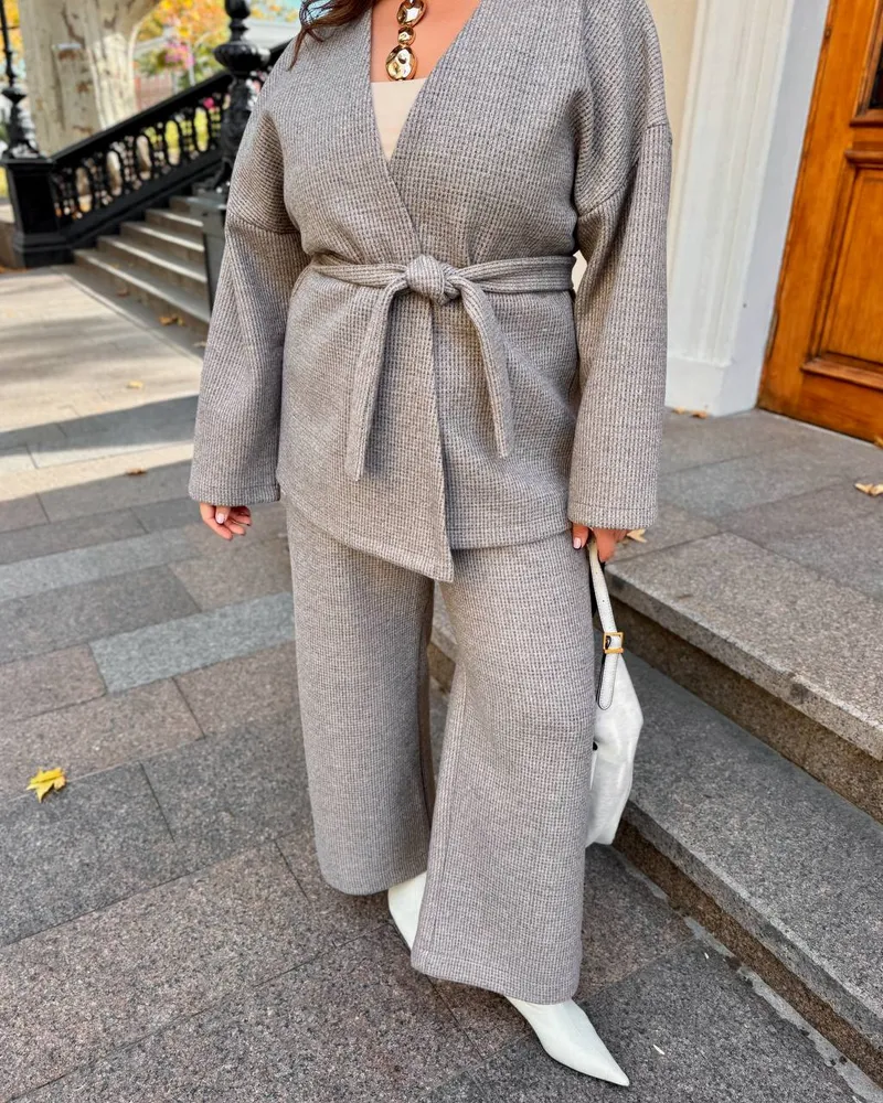 Костюм вязаный УК-2149-2 Фабрика Моды