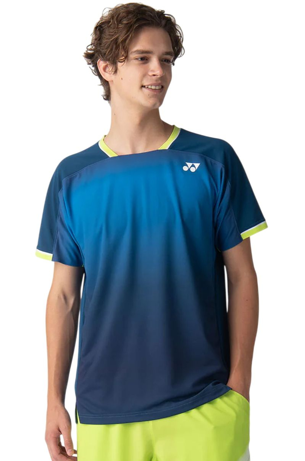 Мужская теннисная футболка Yonex Crew Neck - blue