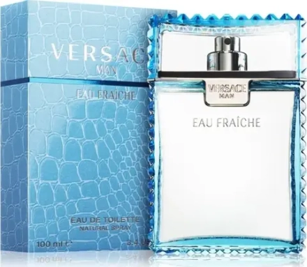 Мужская туалетная вода Versace Man Eau Fraîche EDT 100 мл с нотами бергамота и кедра.