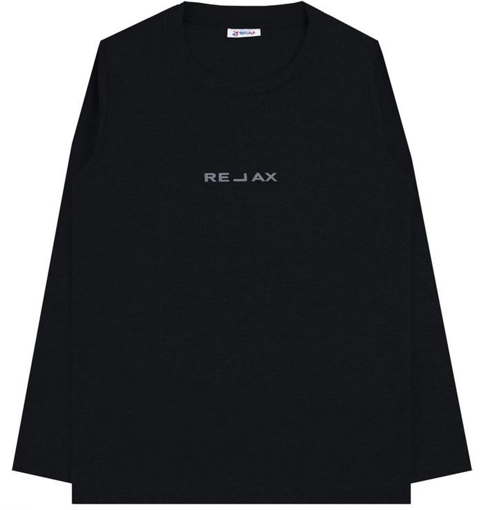 Джемпер д/мальчика кулирка 0033101605 р.122-128 черный (Юлла)