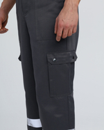 Костюм Нейч-2 СОП с капюшоном (тк.Смесовая,210) п/к, т.серый/св.серый