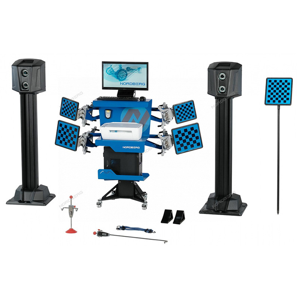 NORDBERG (C804 TRUCK) Стенд сход-развал 3D модель четырехкамерный для грузовых авто
