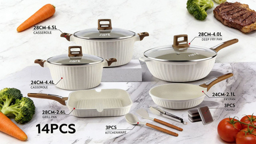 Набор кухонной посуды OSFÈ из 14 предметов